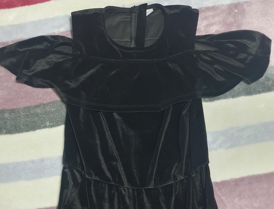 Kız çocuk kadife tulum - Görsel 4