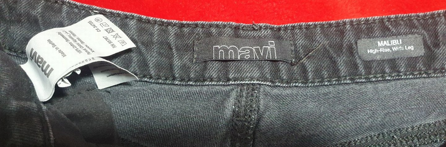 Mavi kadın kot Pantolon - Görsel 4