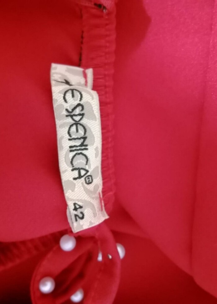 Canlı Kırmızı Balık Abiye - Görsel 2