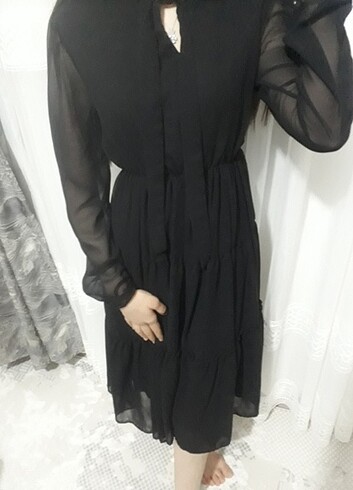 Zara Siyah elbise