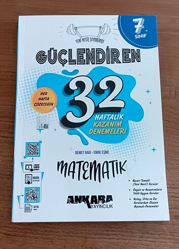 7. Sınıf matematik deneme test kitabı 