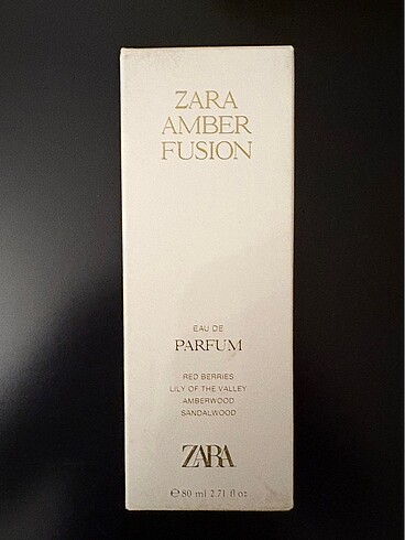 Zara ZARA AMBER FUSION EDP 80ml SIFIR ÜRÜN