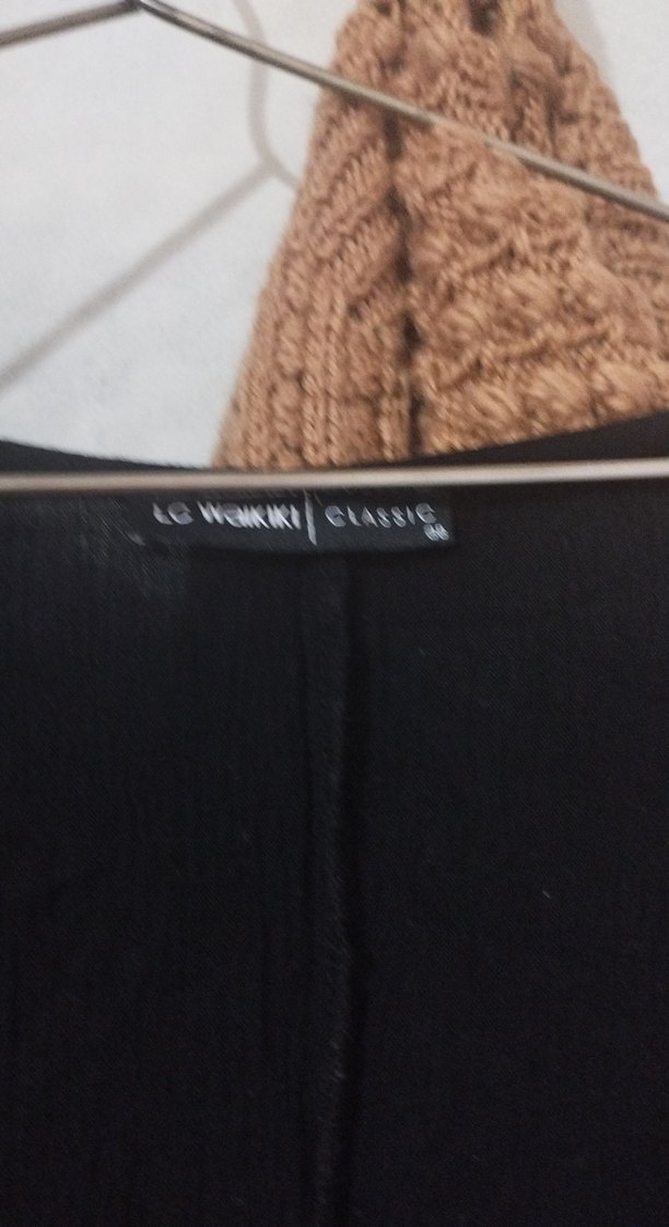 Uzun Siyah Bohem Kadın Kimono - Görsel 4