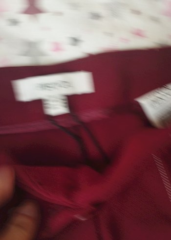 İpekyol etiketli Bordo Düğmeli Kadın Kumaş Pantolon - Görsel 3