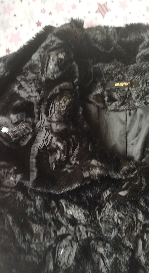 GUSTO Desenli Kadın Suni Kürk Balero - Görsel 3