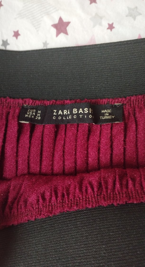 Bordo  Piliseli Kadın Uzun Etek - Görsel 2