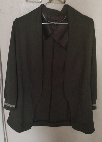 Haki Renk Kadın Blazer Ceket - Görsel 2