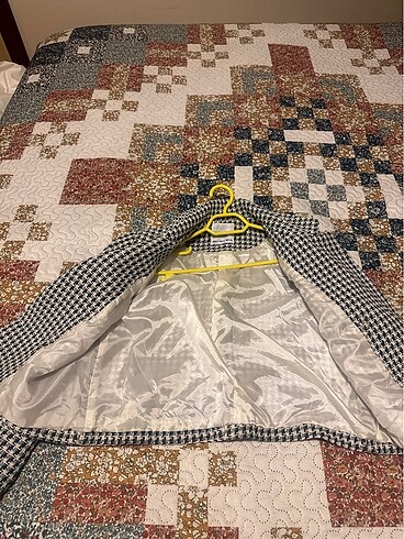 s Beden mavi Renk Klasik crop ceket