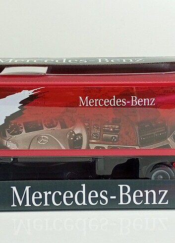  Beden Renk 1:43 ölçek MERCEDES BENZ AKTRİS DORSELİ TIR