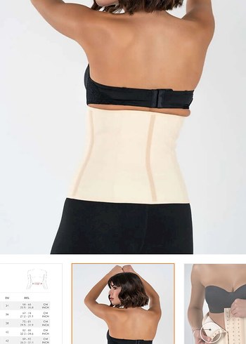 Beyaz Kısa Göğüs Korsesi - Görsel 4