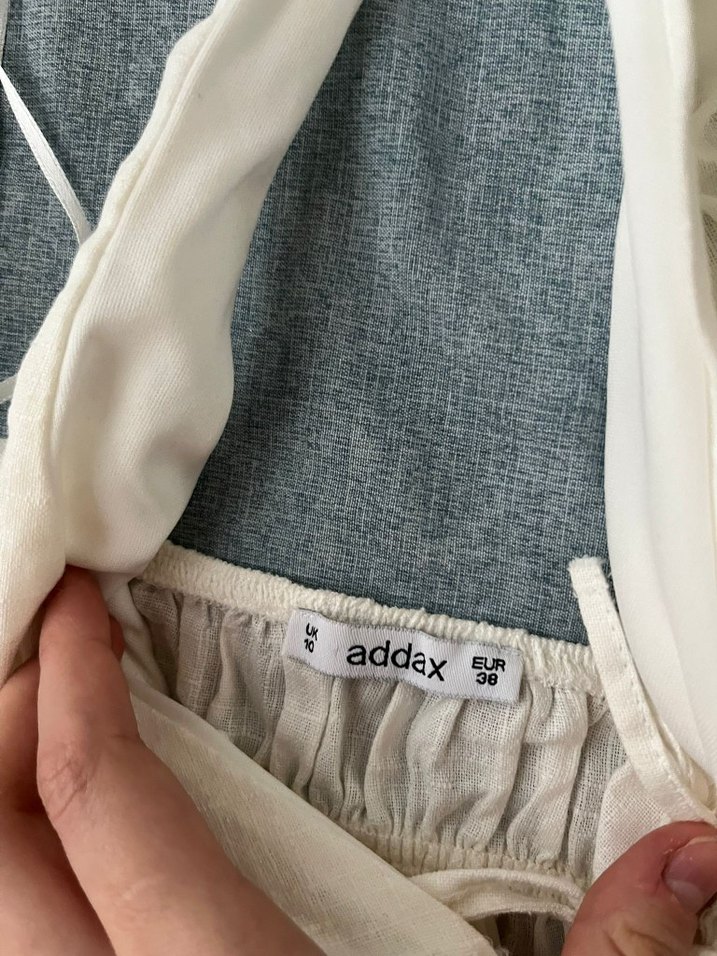 Beyaz Bohem Minimalist Bralet - Görsel 2