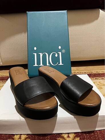 inci İnci Topuklu Terlik Hiç Kullanılmadı