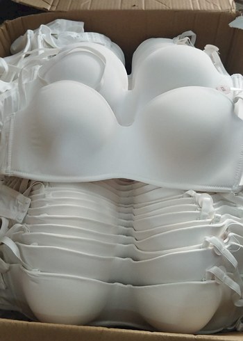 Beyaz Minimalist Mini Sütyen - Görsel 4