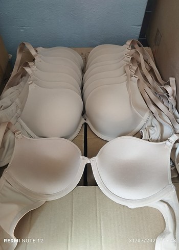 Beyaz Minimalist Mini Sütyen - Görsel 11