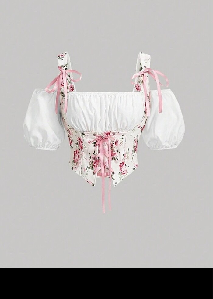 Prenses kol bluz - Görsel 5