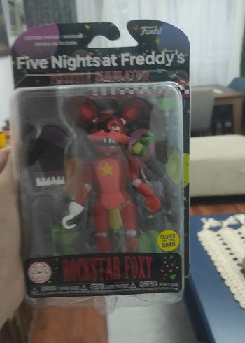 FNAF five Nights at Freddy's Rockstar Foxy Figür EN UCUZ