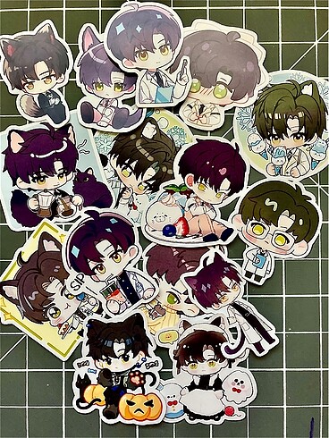 Zayne Love and Deepspace sticker seti