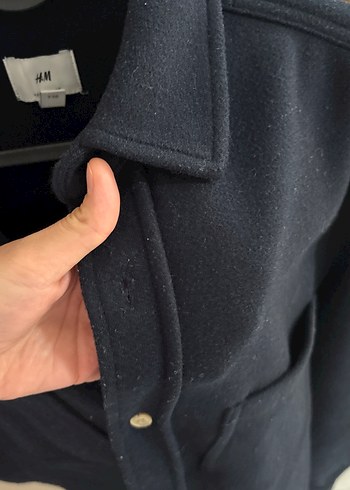 H&M Düğmeli Lacivert erkek Ceket