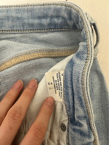 28 Beden Calvin klein yüksek bel jean