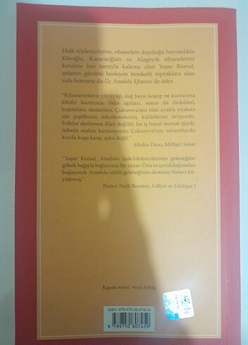  Üç Anadolu Efsanesi Yaşar Kemal