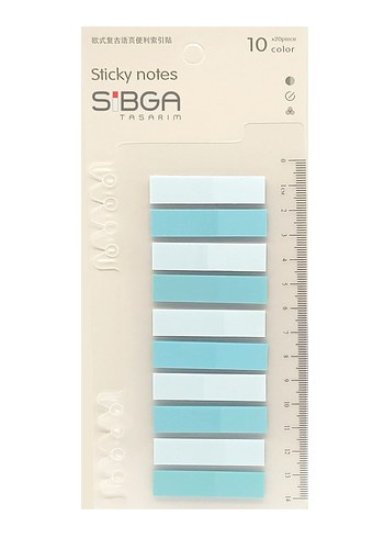 Şeffaf plastik postit kitap ayracı