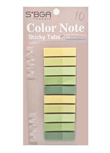 şeffaf plastik postit kitap ayracı post it