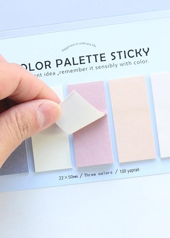  Beden Kağıt postit kitap ayracı