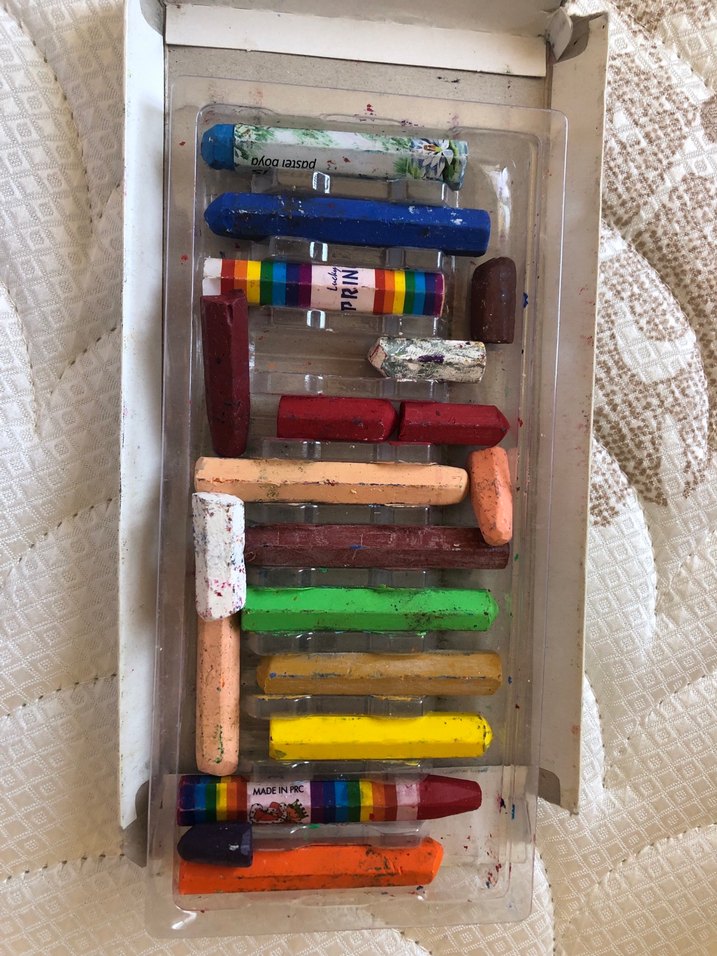 Pastel Boya Seti 4 tanesi fiyata dahil - Görsel 2