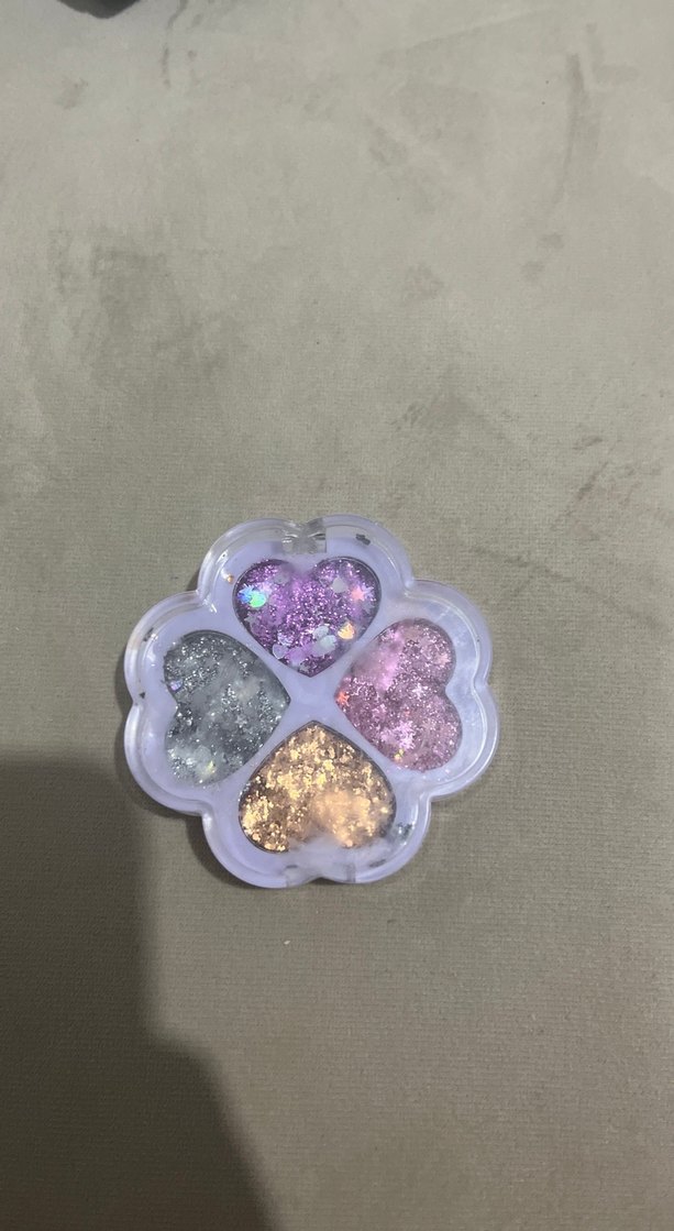 Kalp Şeklinde Parlak Far Paleti - Görsel 3