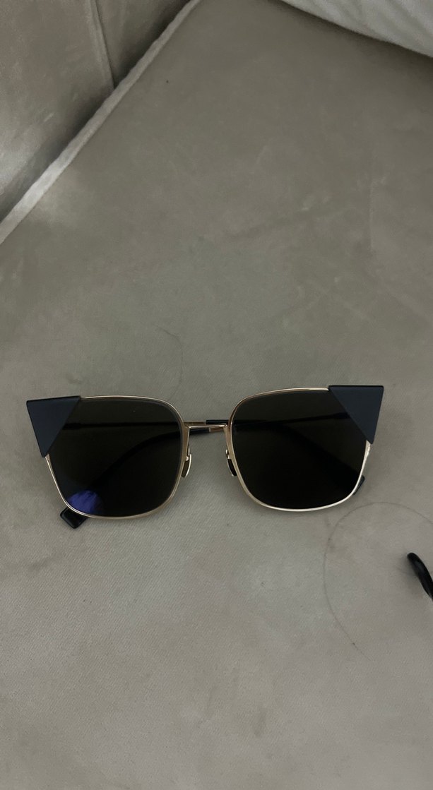 Bej Transparan Minimalist Kadın Gözlüğü - Görsel 2