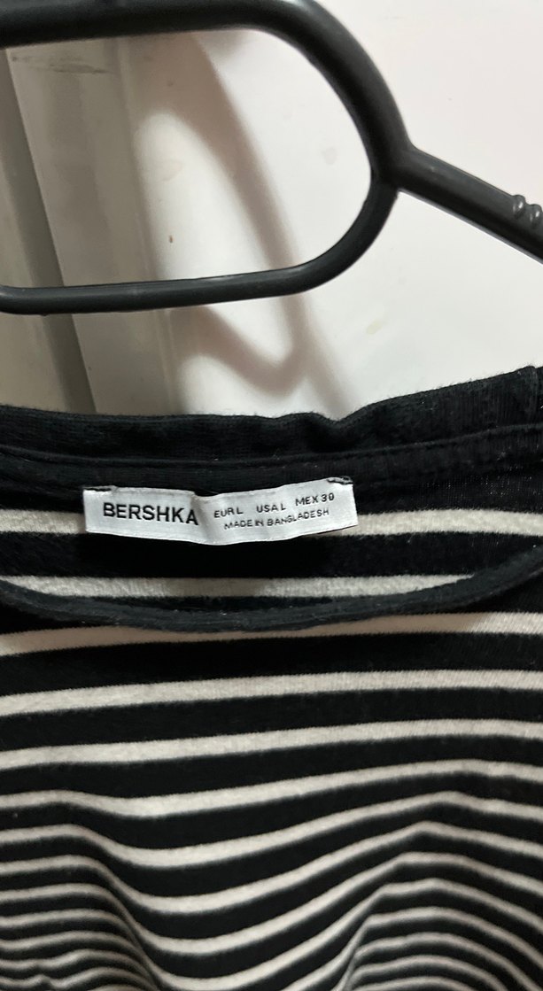 Çizgili Siyah Kadın Uzun Kollu Kazak - Görsel 2