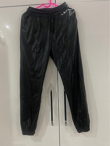 s Beden Deri pantalon