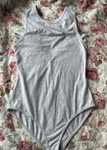 Gri Sıfır Kol Fitted Body suıt