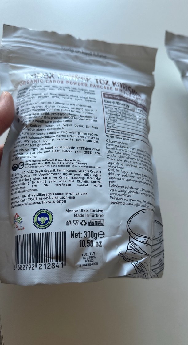 Bebek Pancake Toz Karışımı O G  markası - Görsel 4