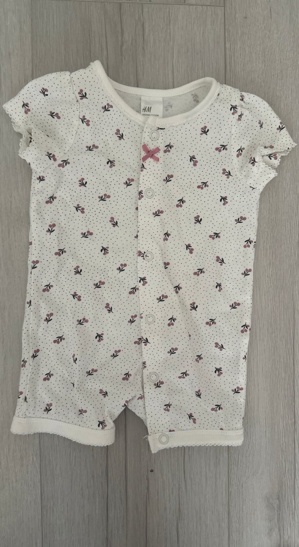 H&M ikili yeni doğan bebek tulum - Görsel 3