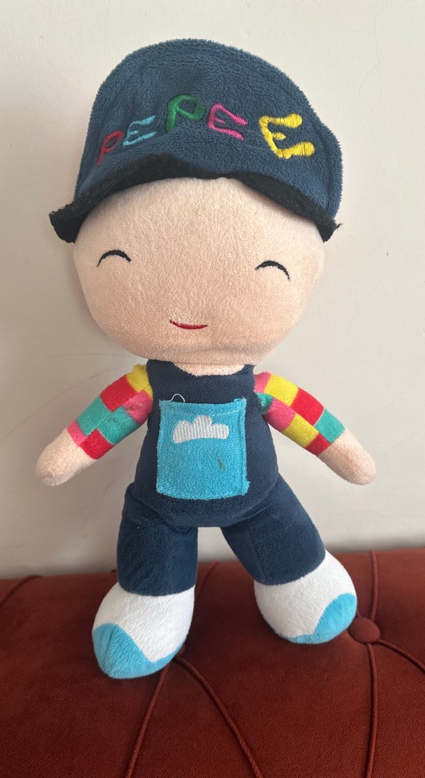 Renkli Şapkalı Peluş Oyuncak - Görsel 2