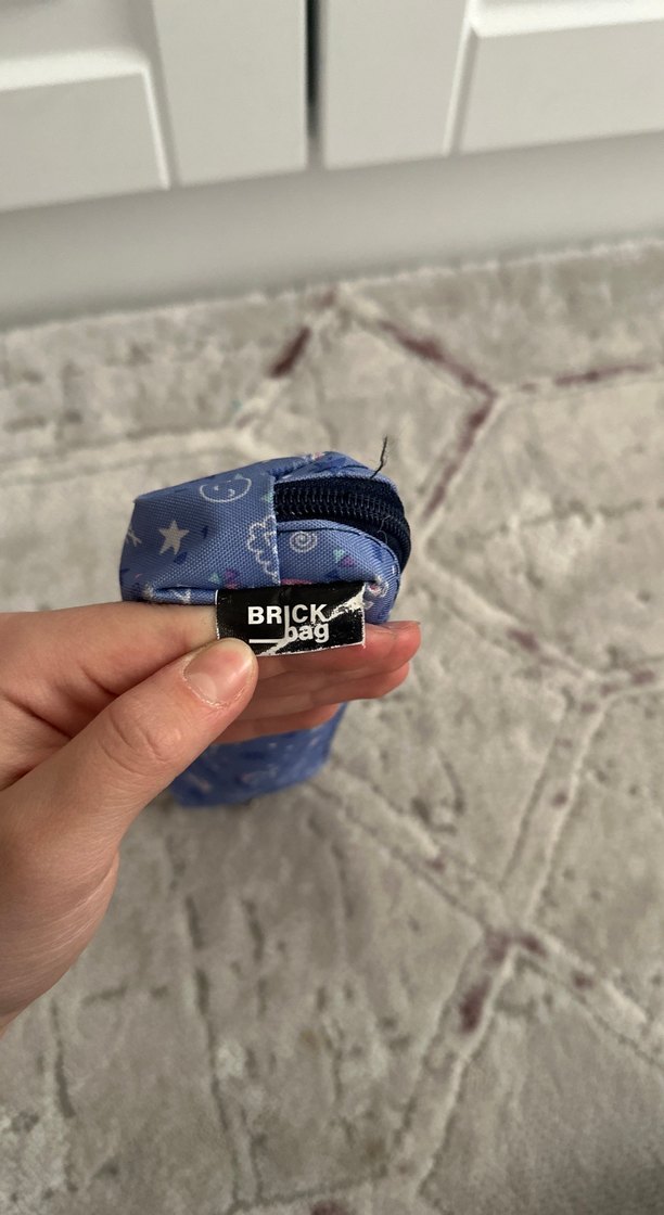 Hafif desenli çok renkli tek gözlü kız kalem kutusu - Görsel 3