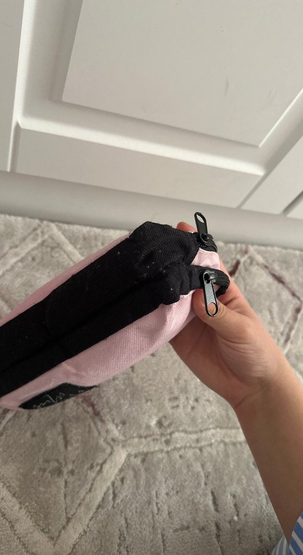 Fermuarlı Pembe Kız kalemlik - Görsel 3