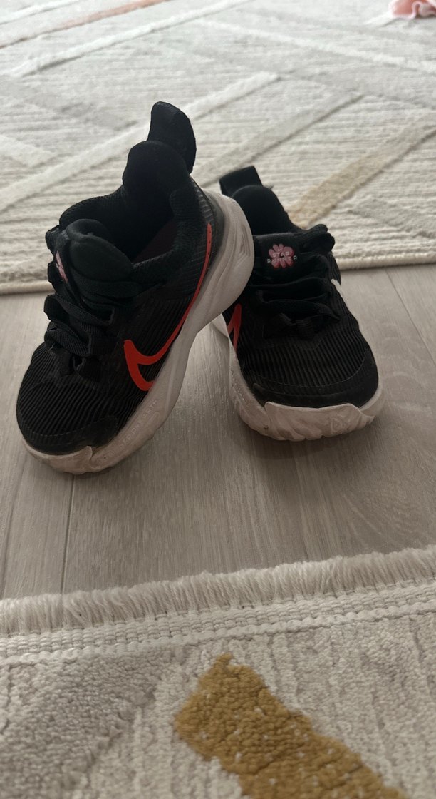 Velcro Siyah kız Çocuk Spor Ayakkabı - Görsel 4