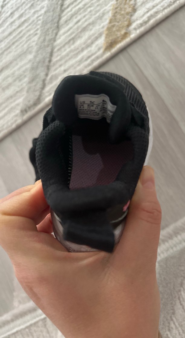 Velcro Siyah kız Çocuk Spor Ayakkabı - Görsel 3