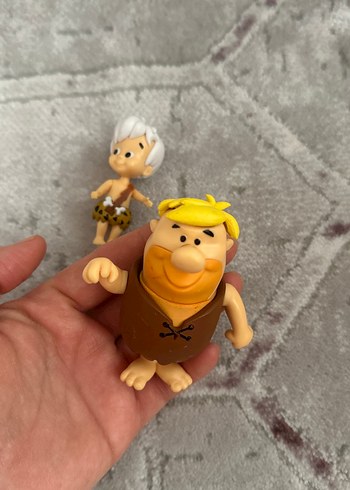 Bej Renkli Flintstones Figürleri - Görsel 4