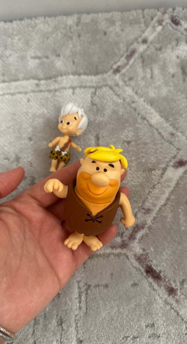 Bej Renkli Flintstones Figürleri - Görsel 4