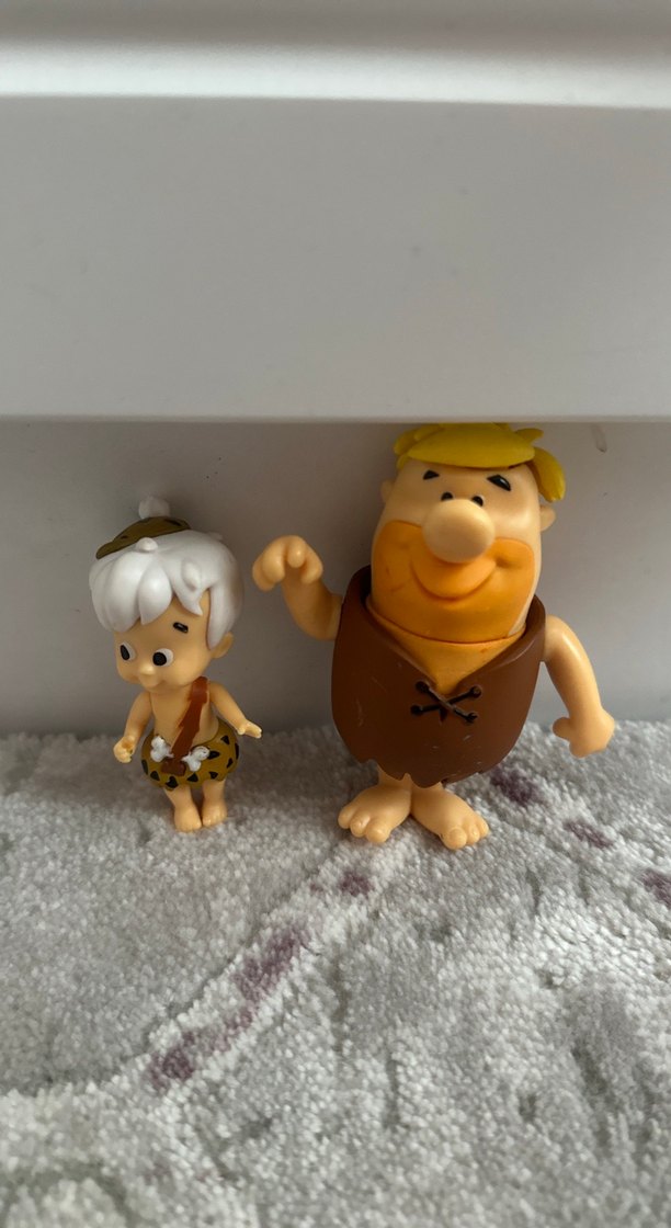 Bej Renkli Flintstones Figürleri - Görsel 2