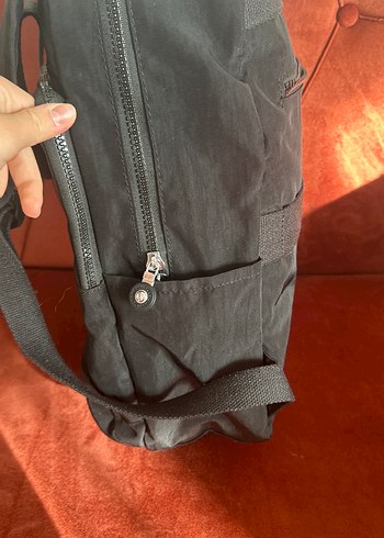 Siyah Fermuarlı Kadın Sırt Çantası - Görsel 12