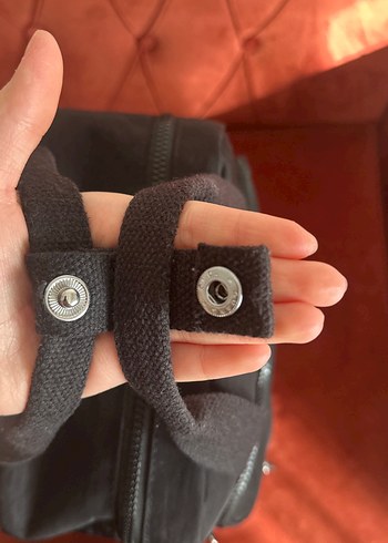 Siyah Fermuarlı Kadın Sırt Çantası - Görsel 14