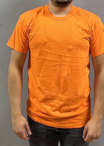 %100 Pamuk Ekonomik Kısa Kollu Bisiklet Yaka Tişört - Görsel 6