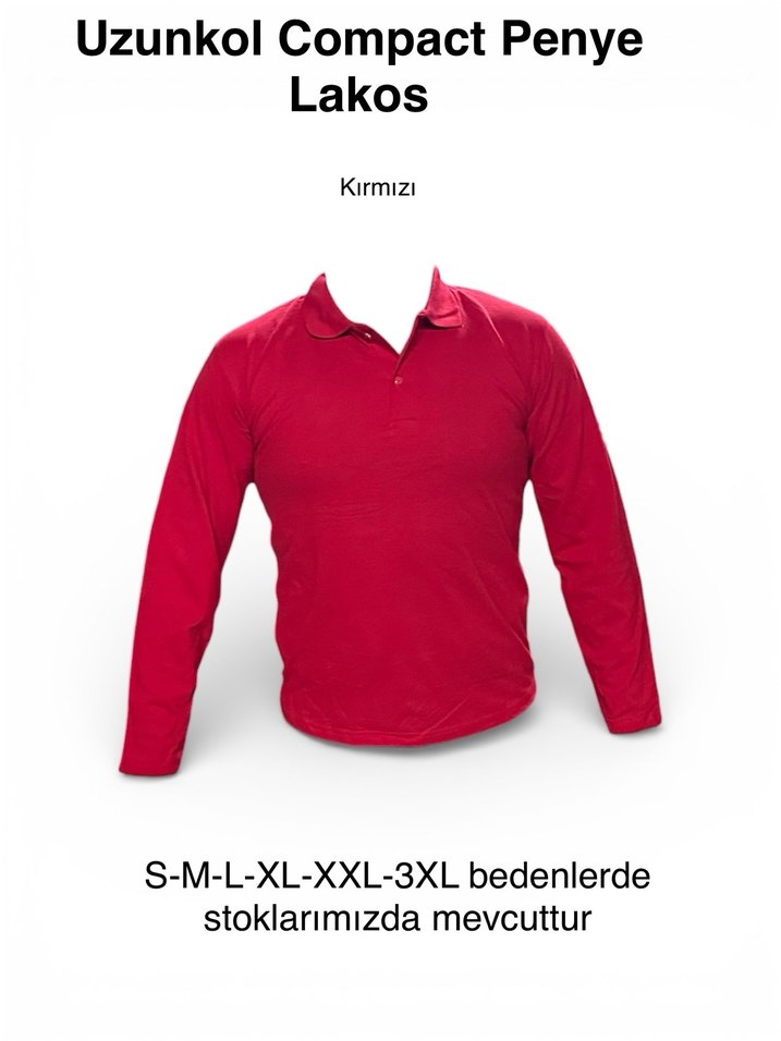 5 Renk Uzunkol Compact Penye Polo - Görsel 2