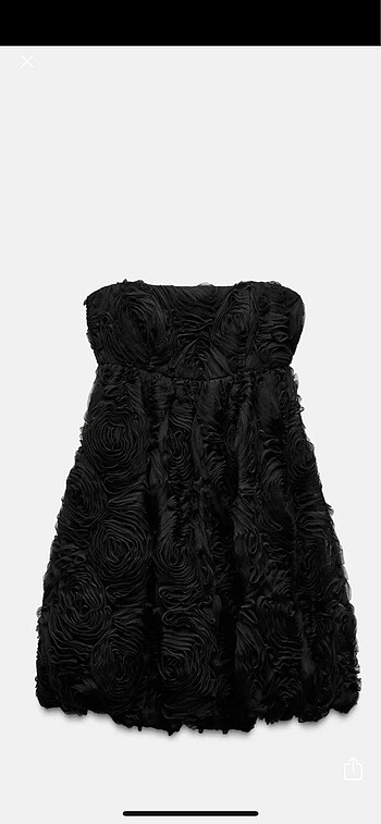 Zara çiçek dokulu elbise