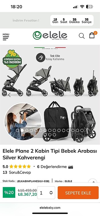 Diğer Beden Bebek arabası travel sistem
