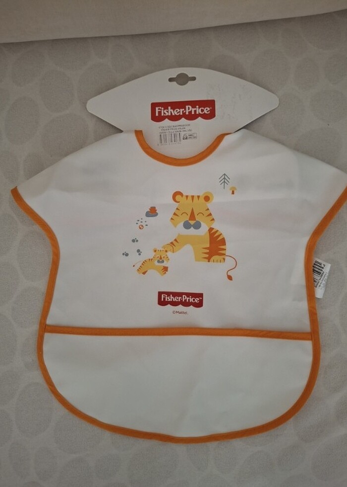 Yarım kollu Bebek mama önlüğü - Görsel 2